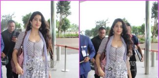 Janhvi Kapoor looks pretty at airport in ethnic wear