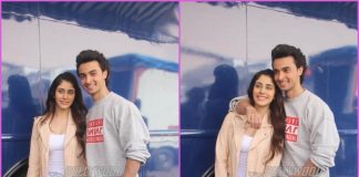 Warina Hussain and Aayush Sharma look great at promotions of Loveratri