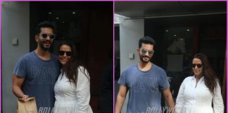 Neha Dhupia and Angad Bedi spend quality time over lunch