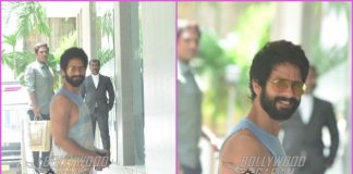 An excited Shahid Kapoor visits Mira Rajput and new born son at hospital