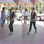Kareena Kapoor hits gym in style