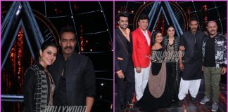 Kajol and Ajay Devgn promote Helicopter Eela on sets of Indian Idol