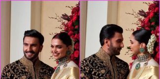 Ranveer Singh and Deepika Padukone make perfect hosts at Bengaluru wedding reception – Photos