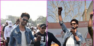 Shahid Kapoor spreads awareness about road safety